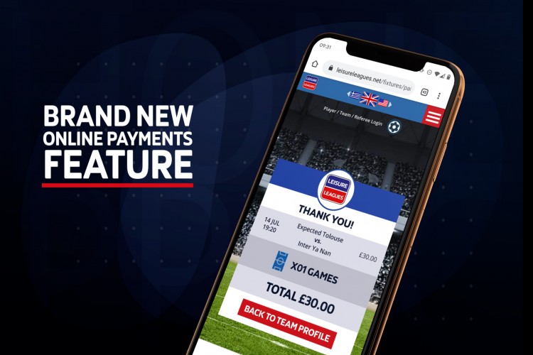 BRAND NEW FEATURE! ANY PLAYER CAN PAY ONLINE FOR YOUR GAMES