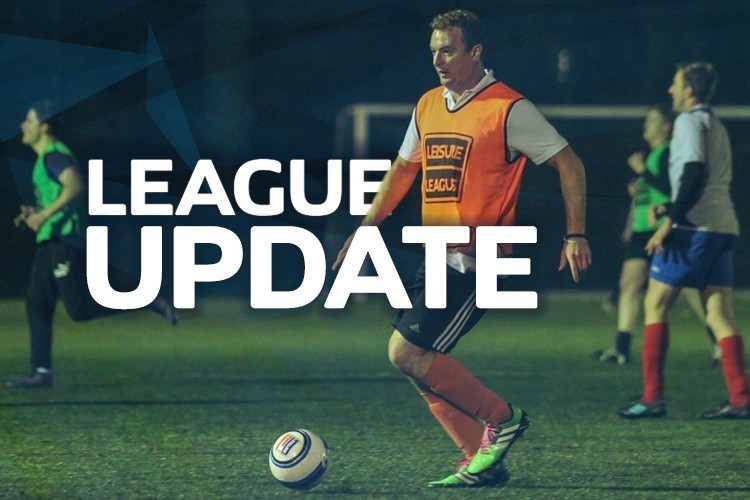 MONDAY 6-ASIDE GLEN PARK WEEKLY LEAGUE NEWS