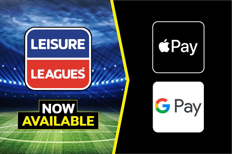 APPLE & GOOGLE PAY NOW COMPATIBLE WITH LEISURE LEAGUES!