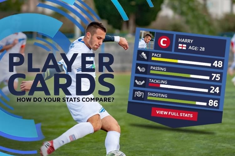 Set up your team player cards