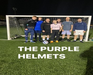 The purple helmets